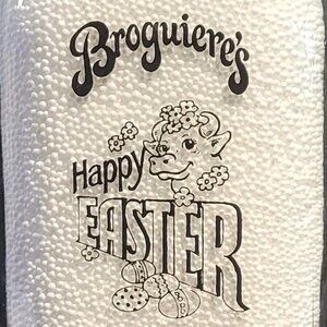 Broguiere's Dairy Milk Bottle HAPPY EASTER  2007 holidays
